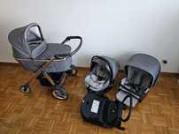 Trio Bébécar e chicco berço