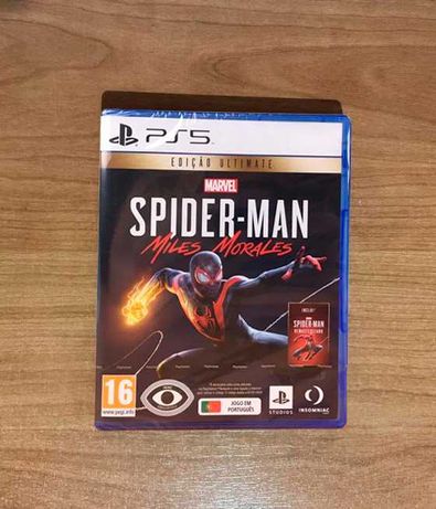 Spider-Man Miles Morales Ultimate Edition Novo Selado para PS5