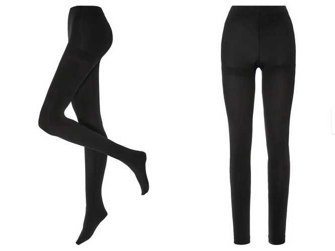 Legginsy damskie termiczne 100 DEN, nieprześwitujące r S