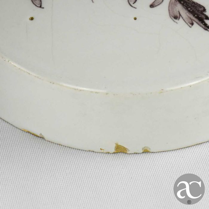 Pote com tampa em faiança da fábrica da Torrinha - Gaia Nº2