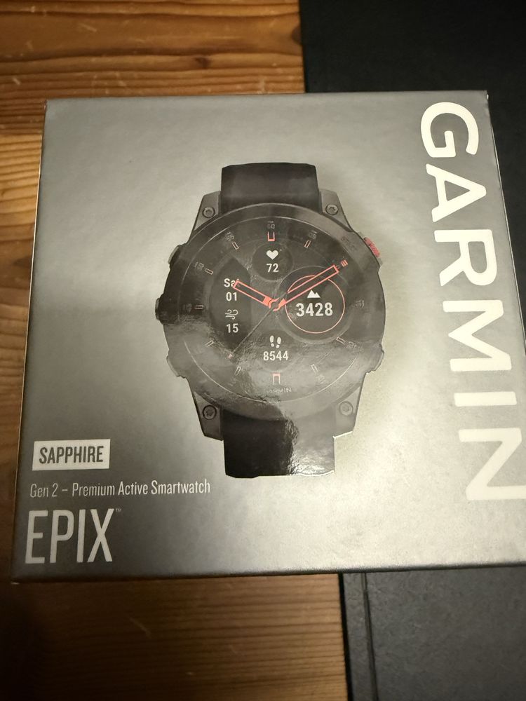 Smartwatch GARMIN EPIX 2 Preto TITÂNIO Carvão - Excelente estado