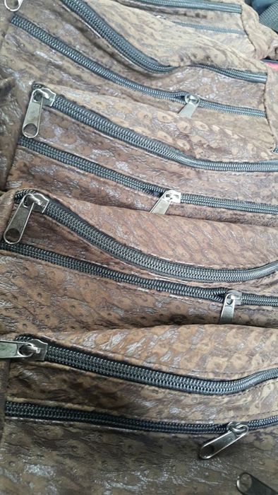 Бананка из натуральной кожи замши кожаная сумка на пояс плечо барсетка