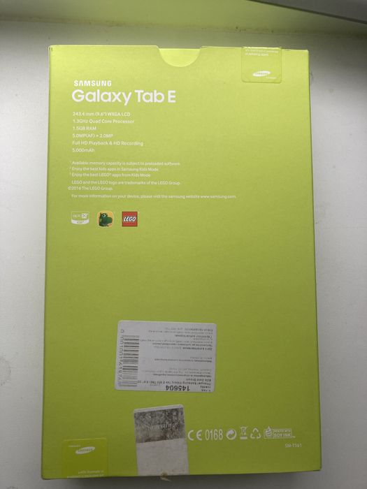 Планшет samsung galaxy tab e Sm-t561