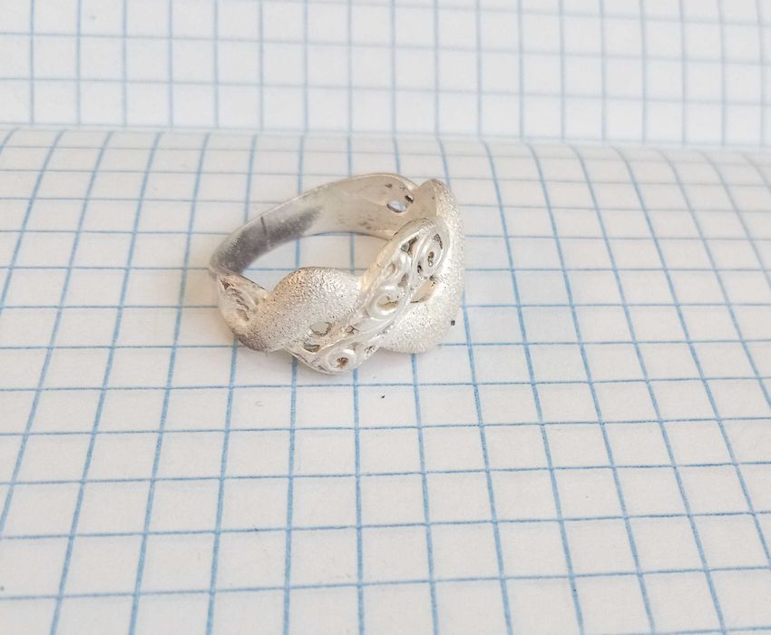 Перстень кольцо ажурне. Розмір 19. Срібло 925 проба. Вінтаж