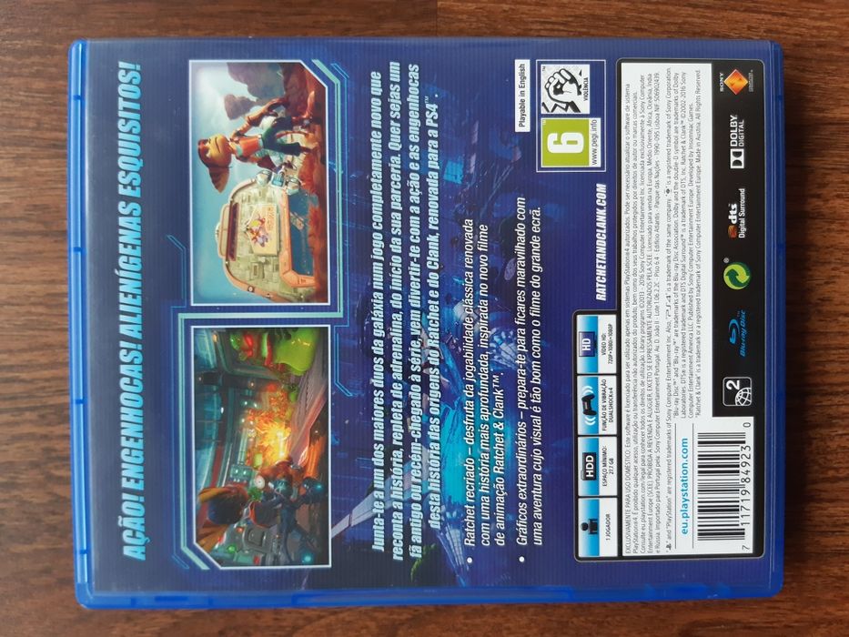 Jogo consola Sony Playstation 4 PS4 PS4 Ratchet & Clank