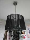 Lampa żyrandol krysztalowa glamour