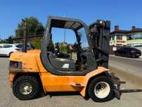 wózek widłowy terenowy SAMSUNG SF40D Triplex 4000kg PERKINS bliźniak