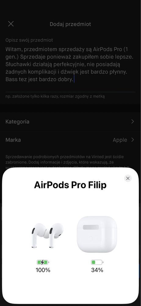 AirPods PRO (1 gen.)