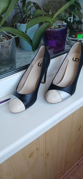 Туфлі на підборах з еко шкіри