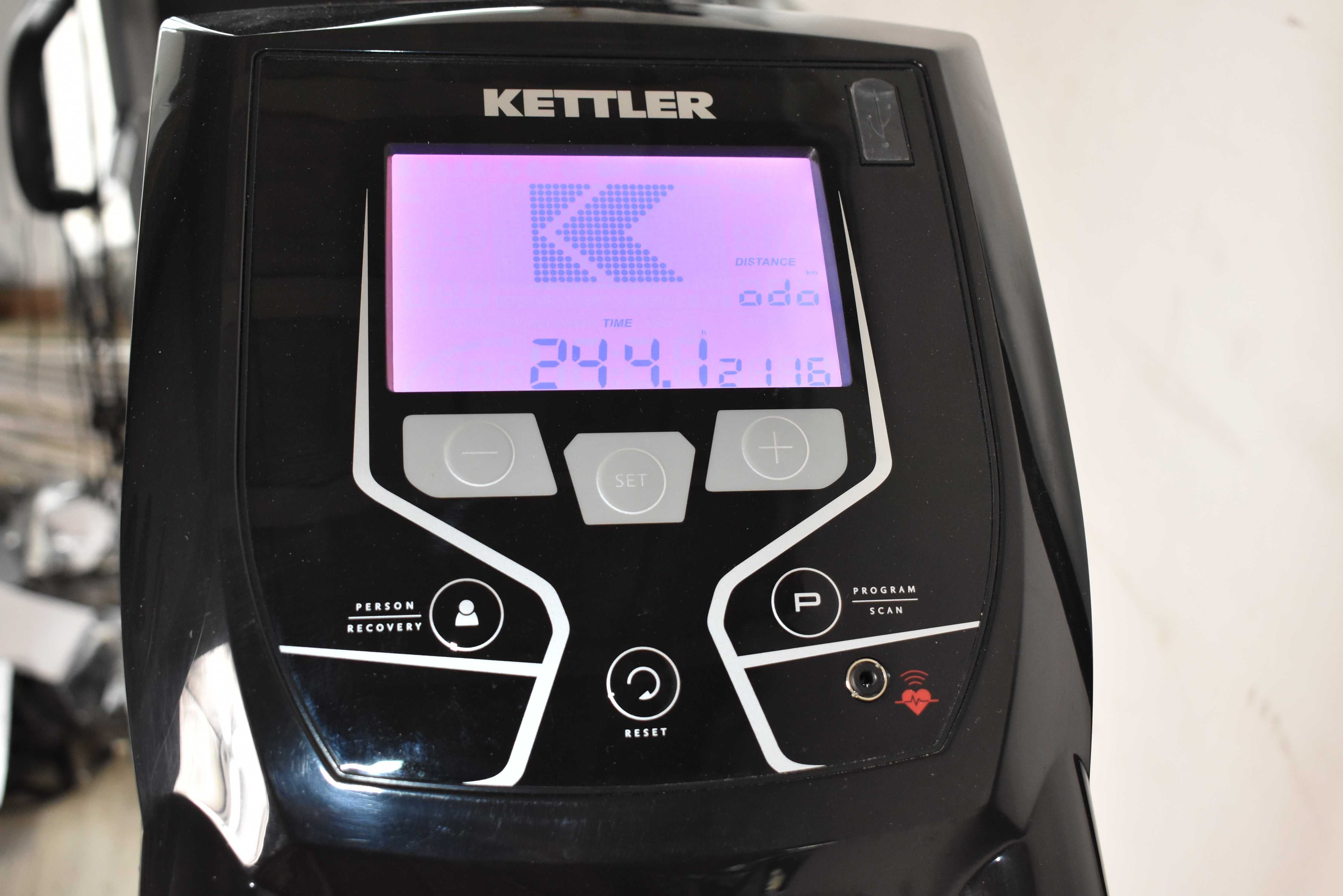 Kettler CTR4 mocny stabilny orbitrek do 150kg krok 39cm WYSYŁKA!