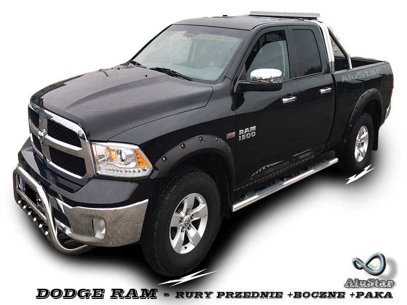 Tundra RAM Dodge orurowanie Podesty z LEDAMI