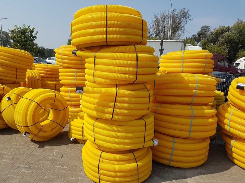 Rura Drenarska filtracyjna z Otworami PVC fi 100