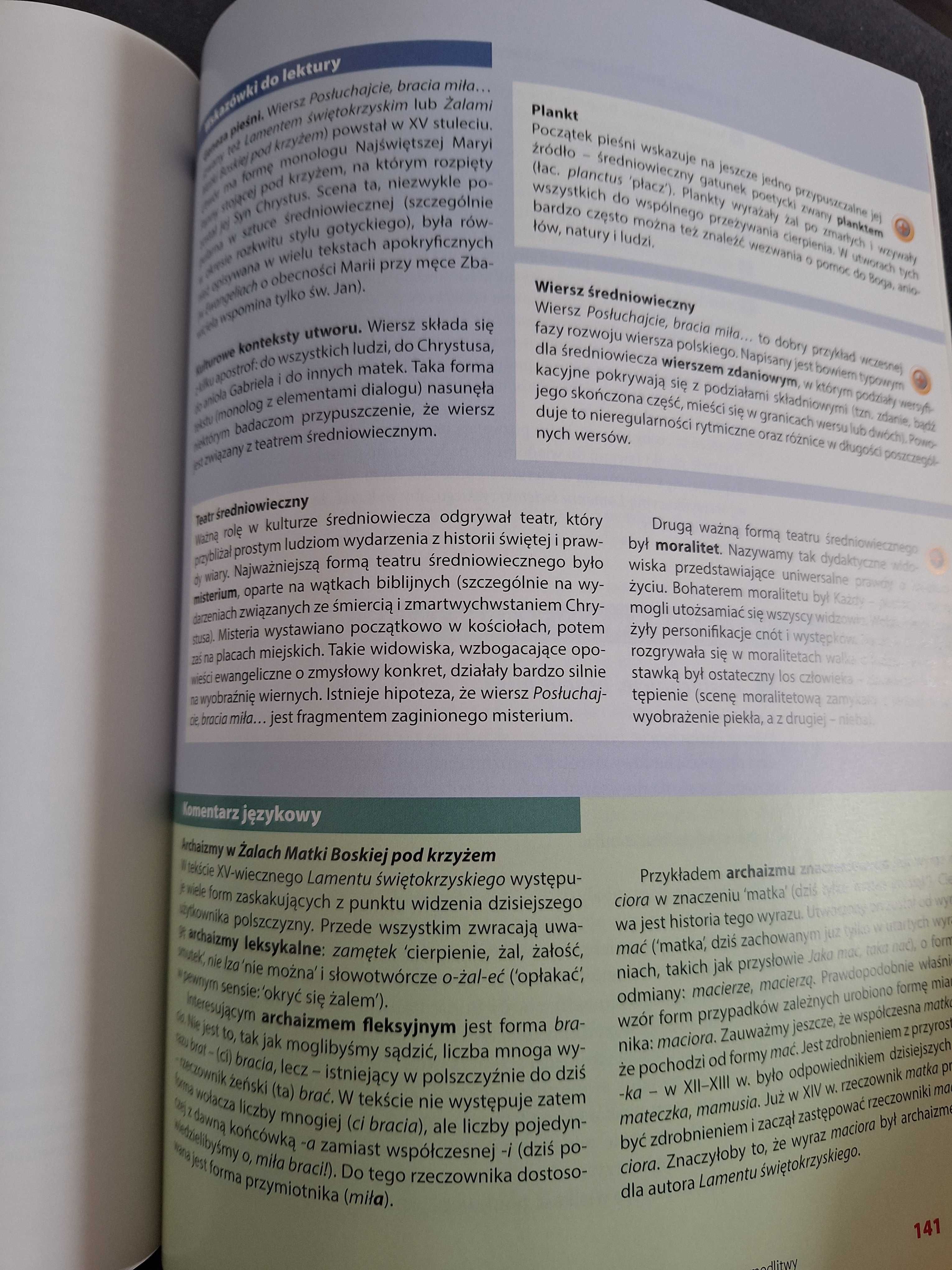 Przeszłość i dziś 1 Język polski WSiP