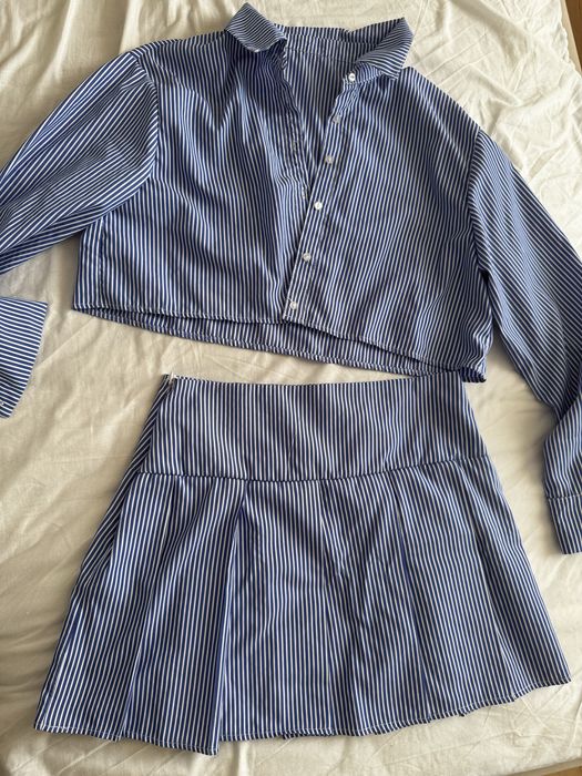 Костюм шорти+спідниця