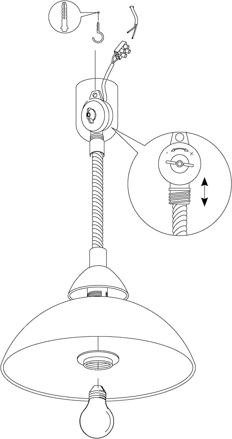 Lampa wisząca LORD 2 87009 Eglo