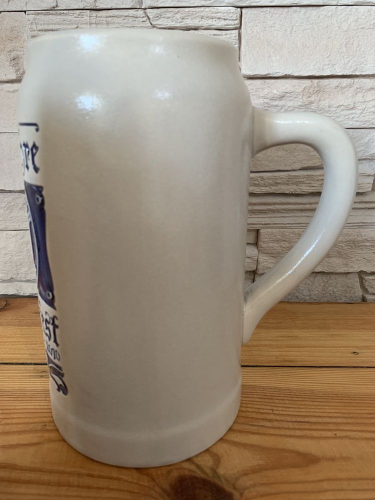 Kufel do piwa z Oktoberfest PAULANER 200 lat 1810 ceramiczny RARYTAS