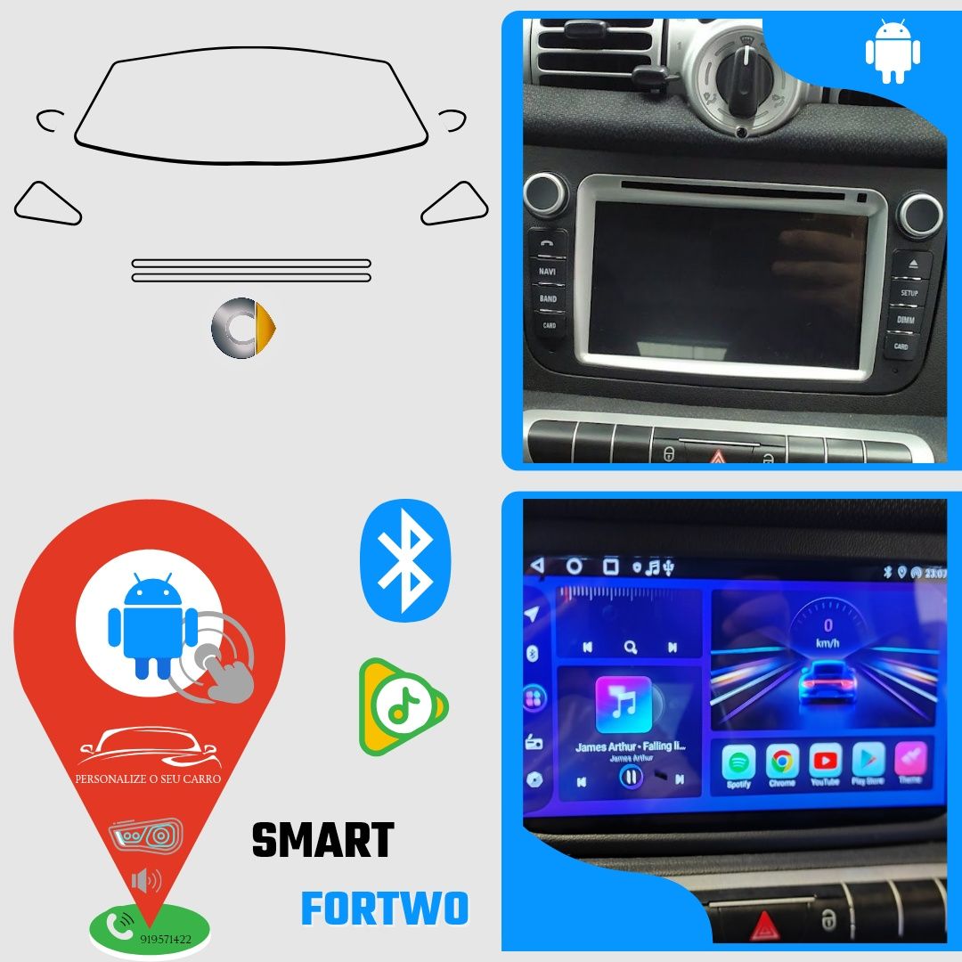 Rádios Android Auto