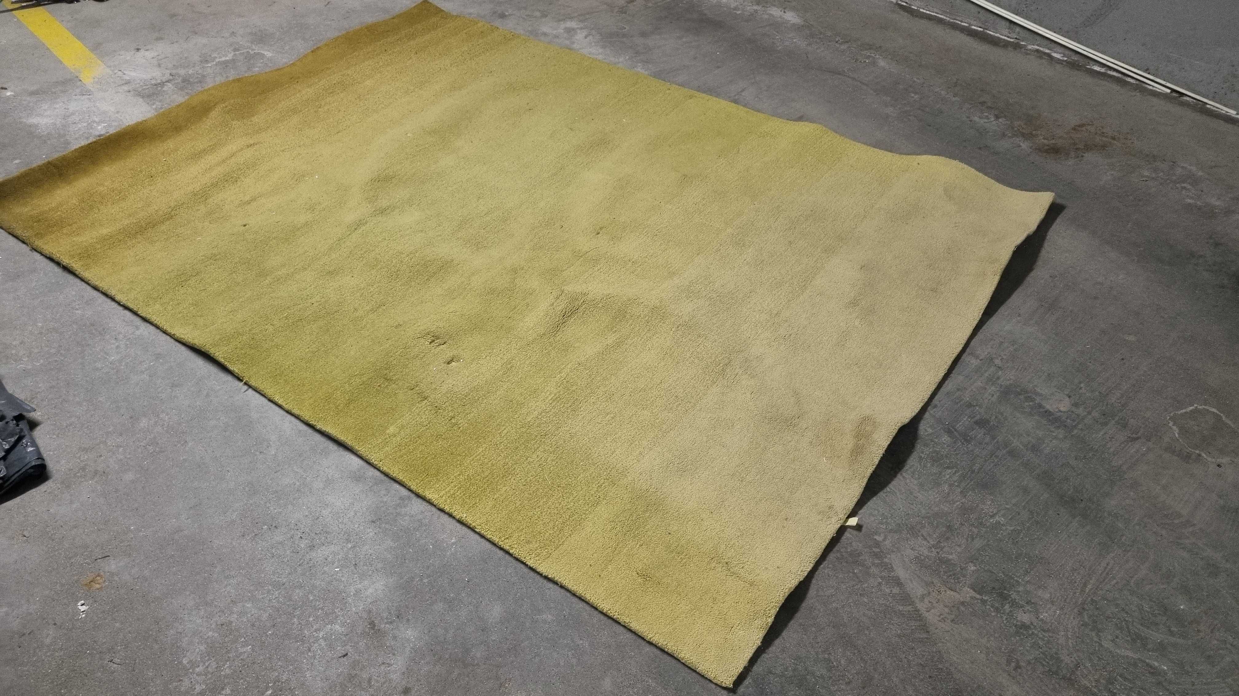 Dywan akrylowy zielony gradient 240 x 170, grubość ok 1.5cm