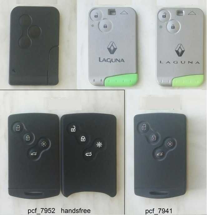 Подвязка прошивка ключ карта корпус Renault Laguna Megane Scenic