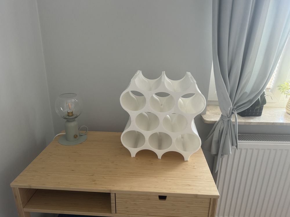 stojak na butelki set-up, koziol biały