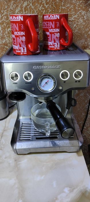 Кавоварки професійна ріжкова gastroback Design Espresso Advanced Plus