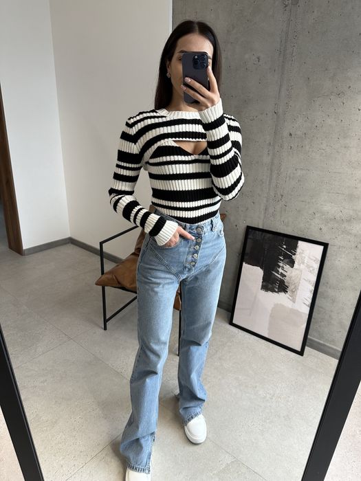 Кофта в полоску з двох елементів