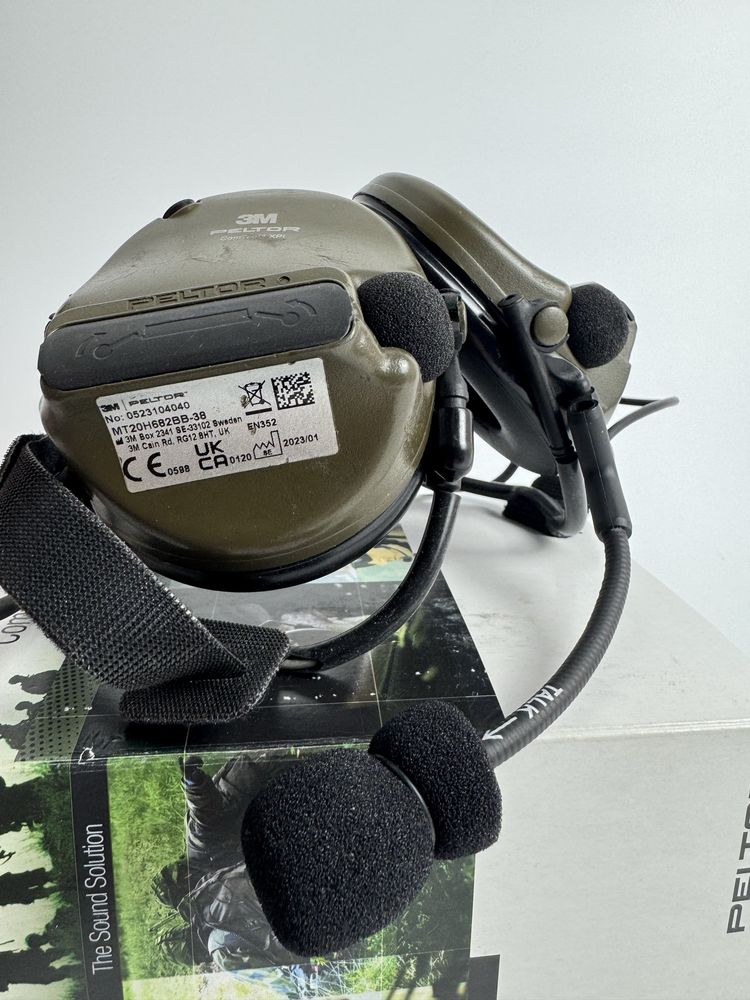 Гарнітура активна 3M Peltor XPI колір олива некбенд