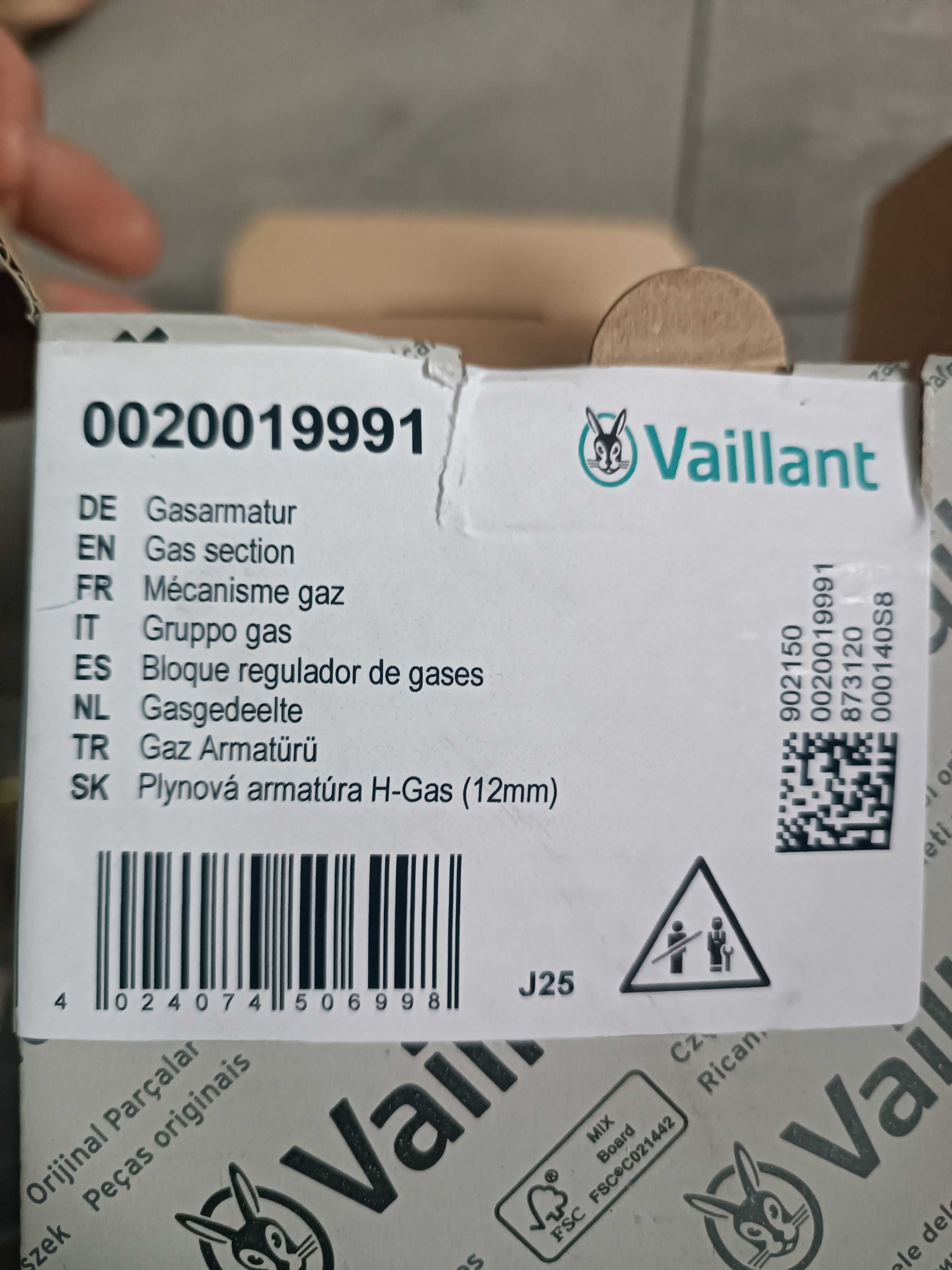 Elektrozawór gazu Vaillant