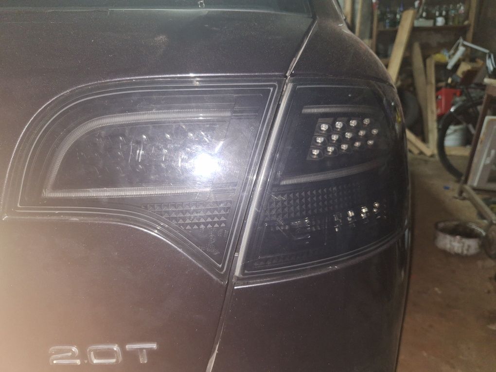 Komplet Lampy led czarne audi a4 b7 avantkombi