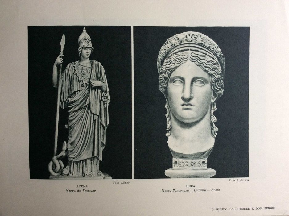 O mundo dos Deuses... Estampas do ano 195? Ver descrição das imagem/s