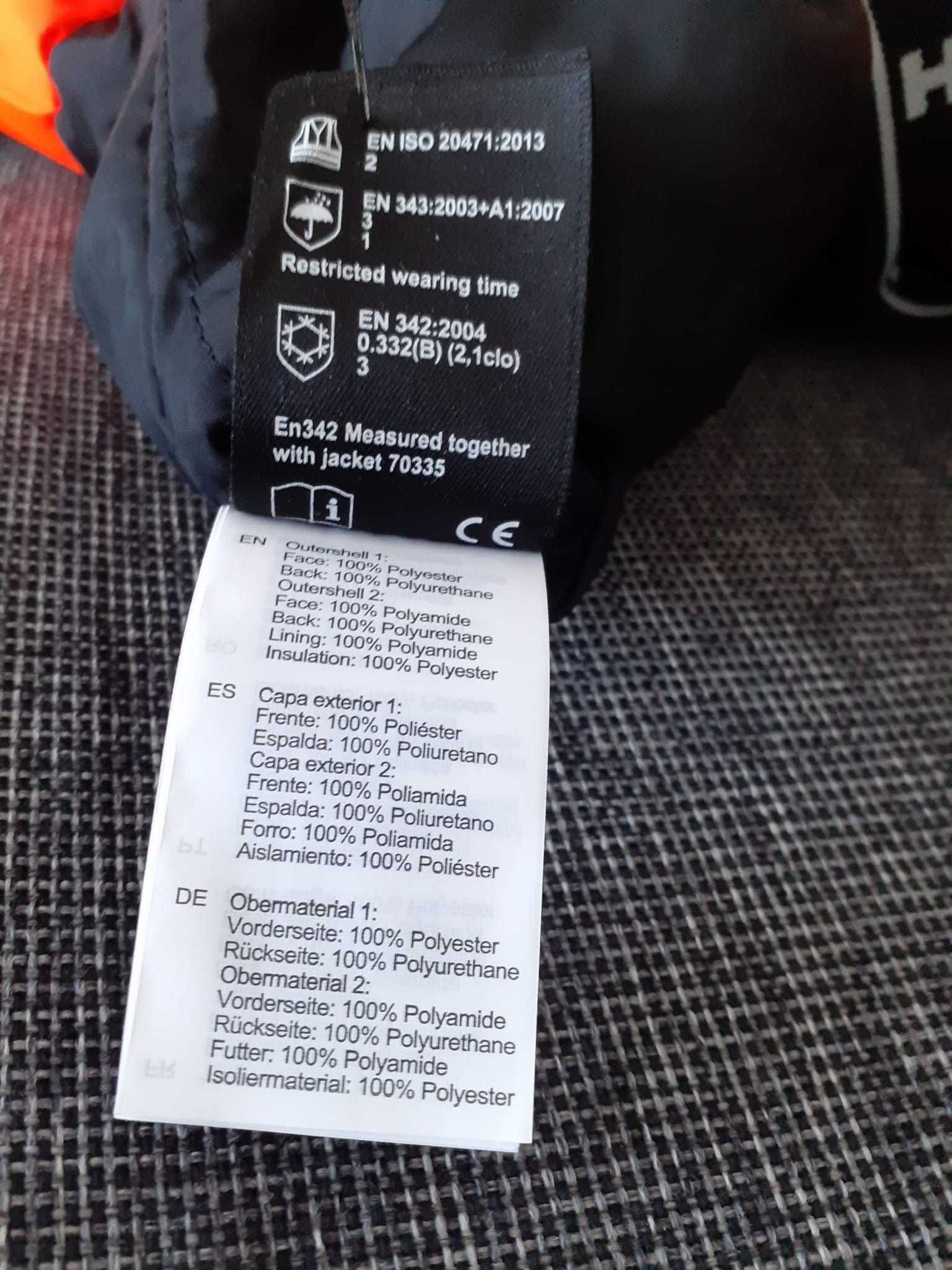 Spodnie Helly Hansen - robocze, wodoodporne, ocieplane.
