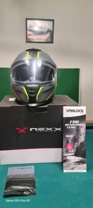 Capacete Nexx Sx 100 cinza opaco