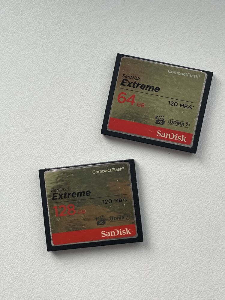 Карта пам’яті SanDisk Extreme CompactFlash 128 Gb