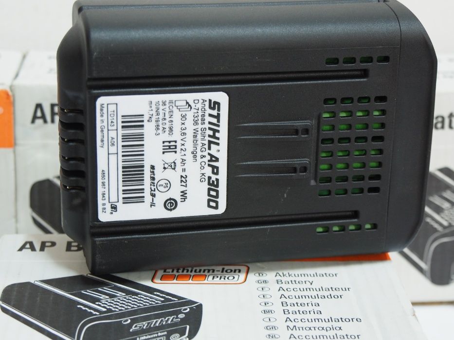 Bateria STIHL AP 300 akumulator kosa kosiarka pila 36v 6Ah