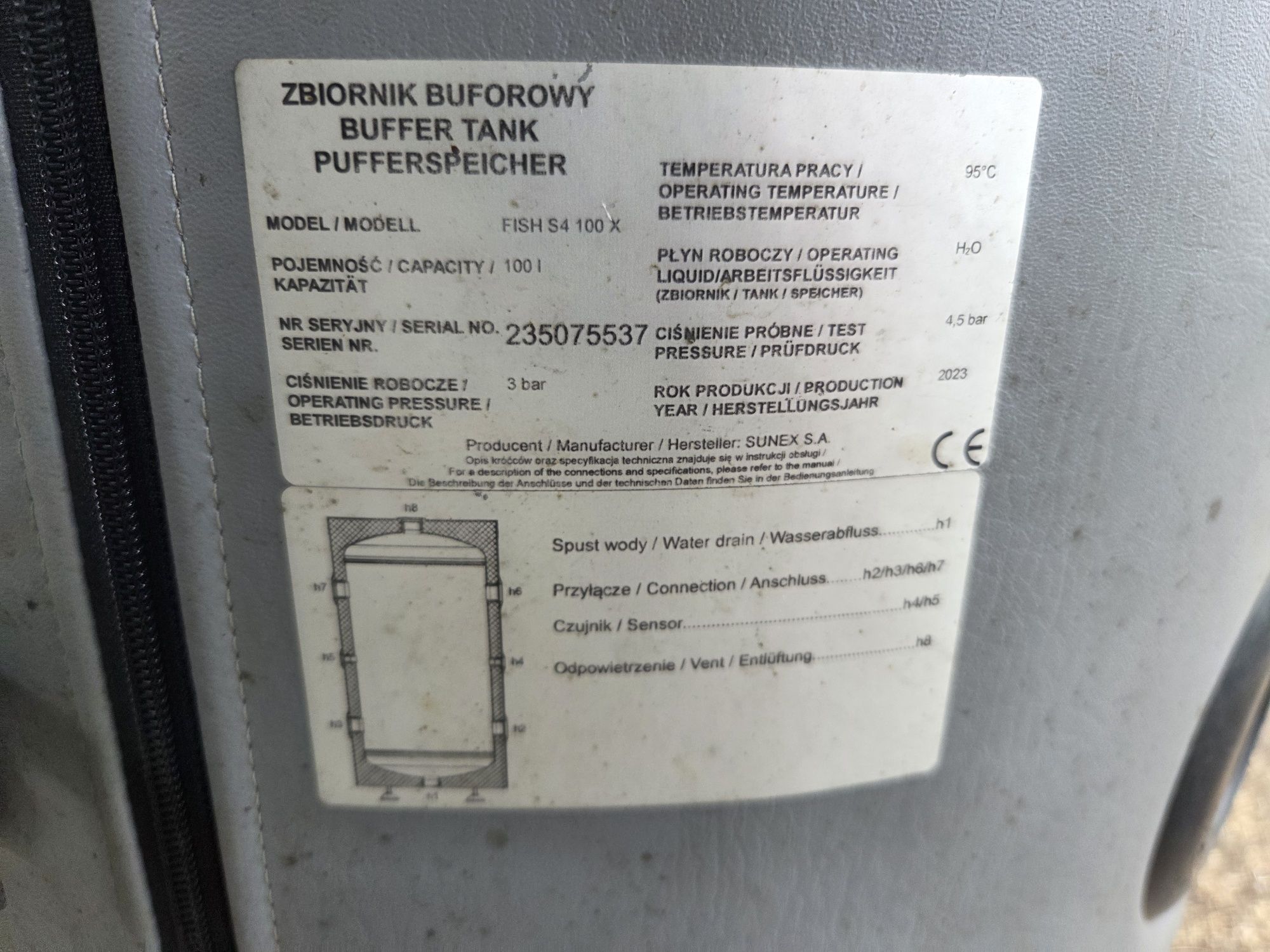 Zbiornik buforowy 100l
