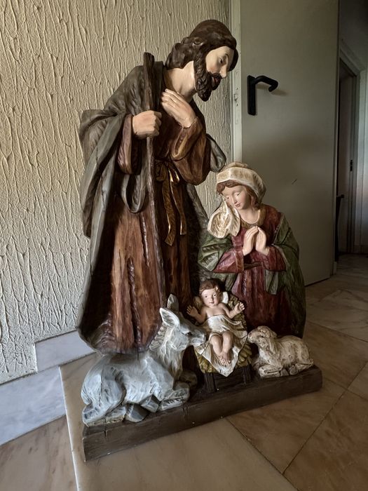 Figura sagrada em madeira