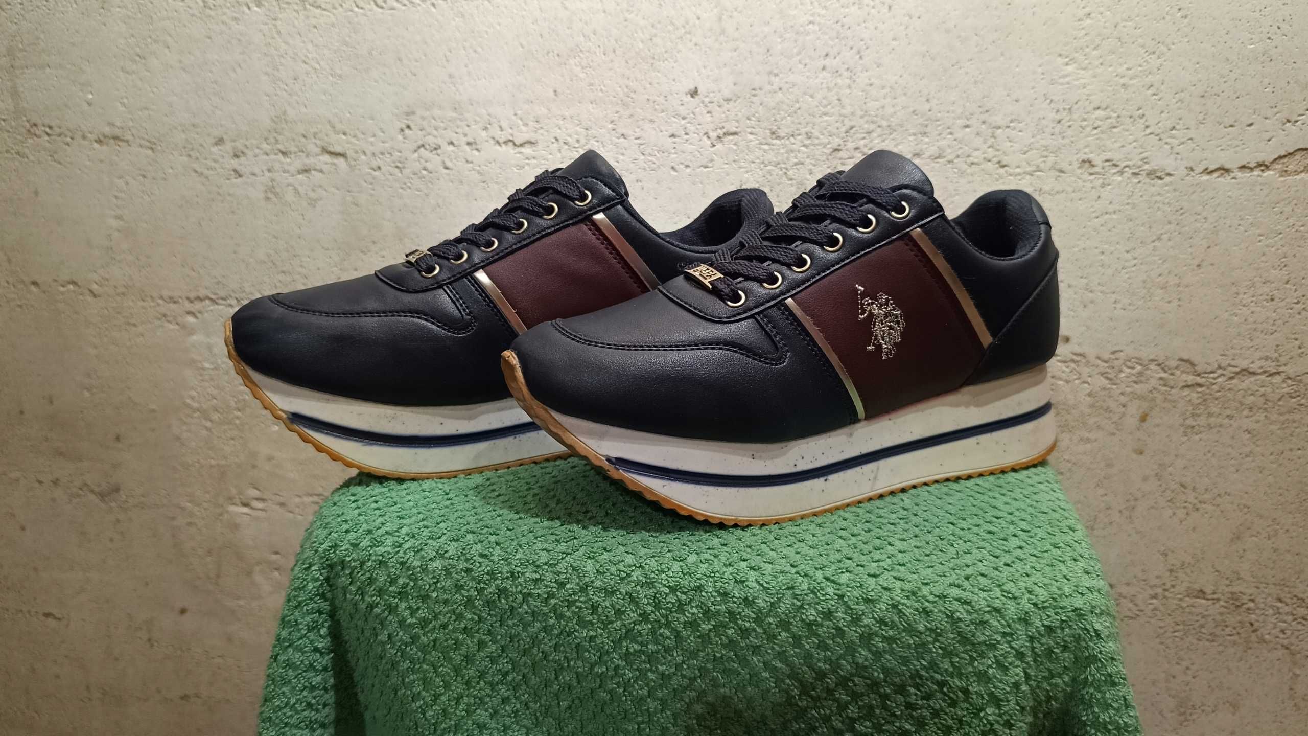Damskie creepersy na platformie U.S.POLO ASSN.r.40 stan bardzo dobry