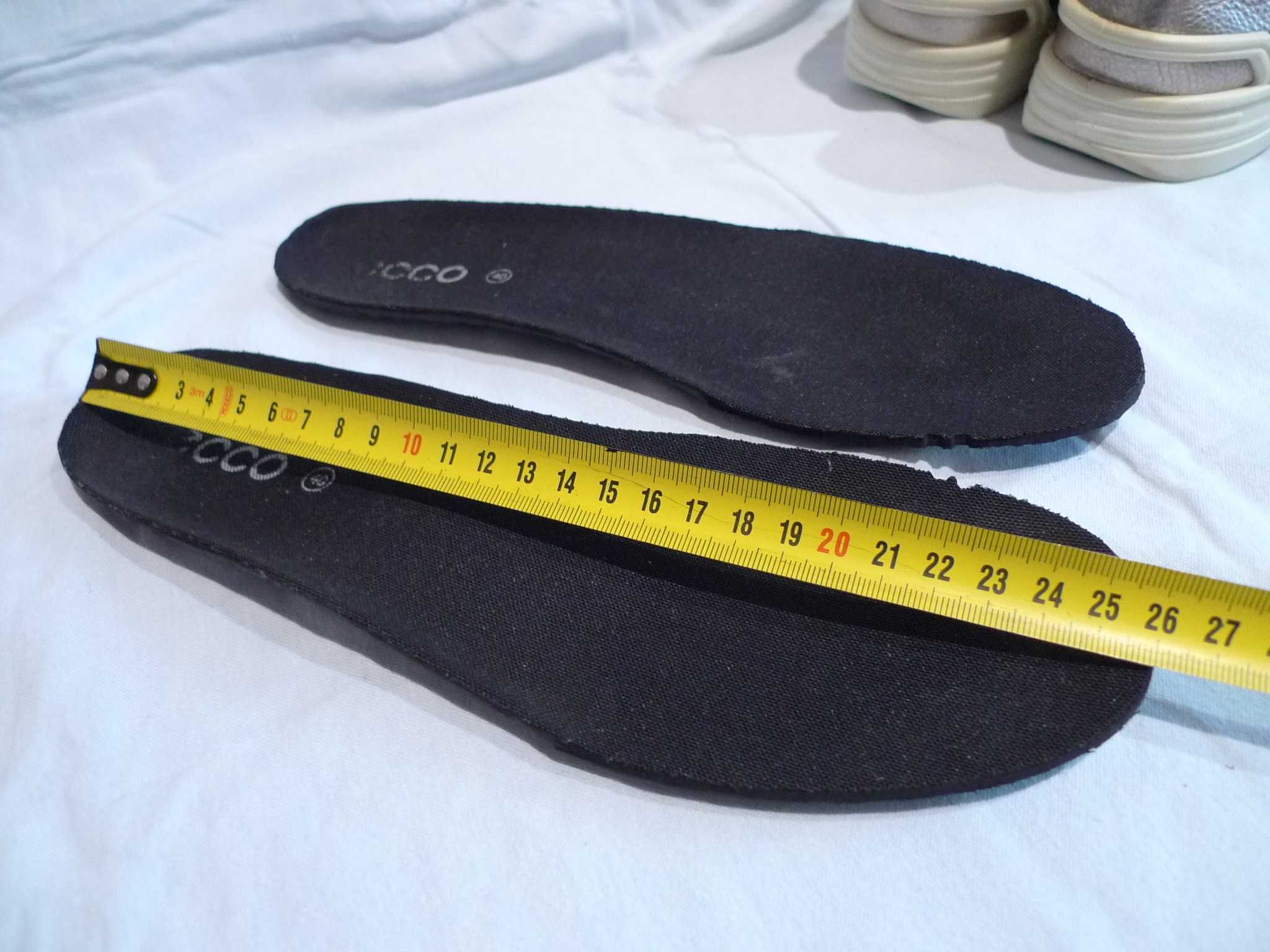 ECCO r.40/26cm Botki skórzane buty złote