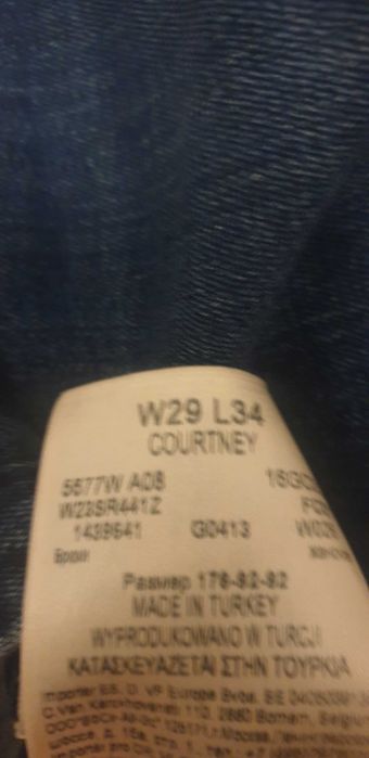 Wrangler jeans 29/34 niebieskie damskie