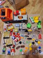 Playmobil- zestaw budowlańcy/robotnicy z ciężarówką
