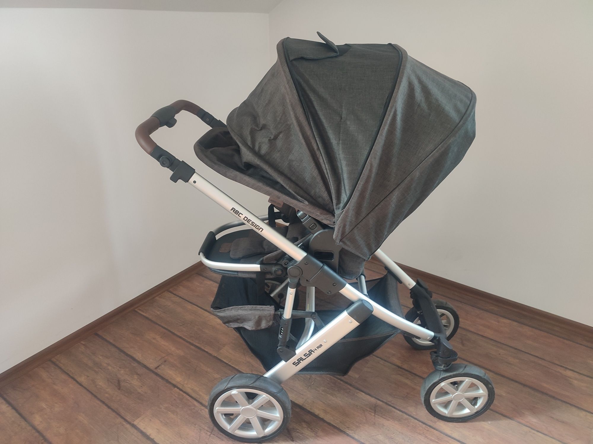 ABC Design Salsa 4 - wózek, zestaw 2w1 Gondola + spacerówka super stan