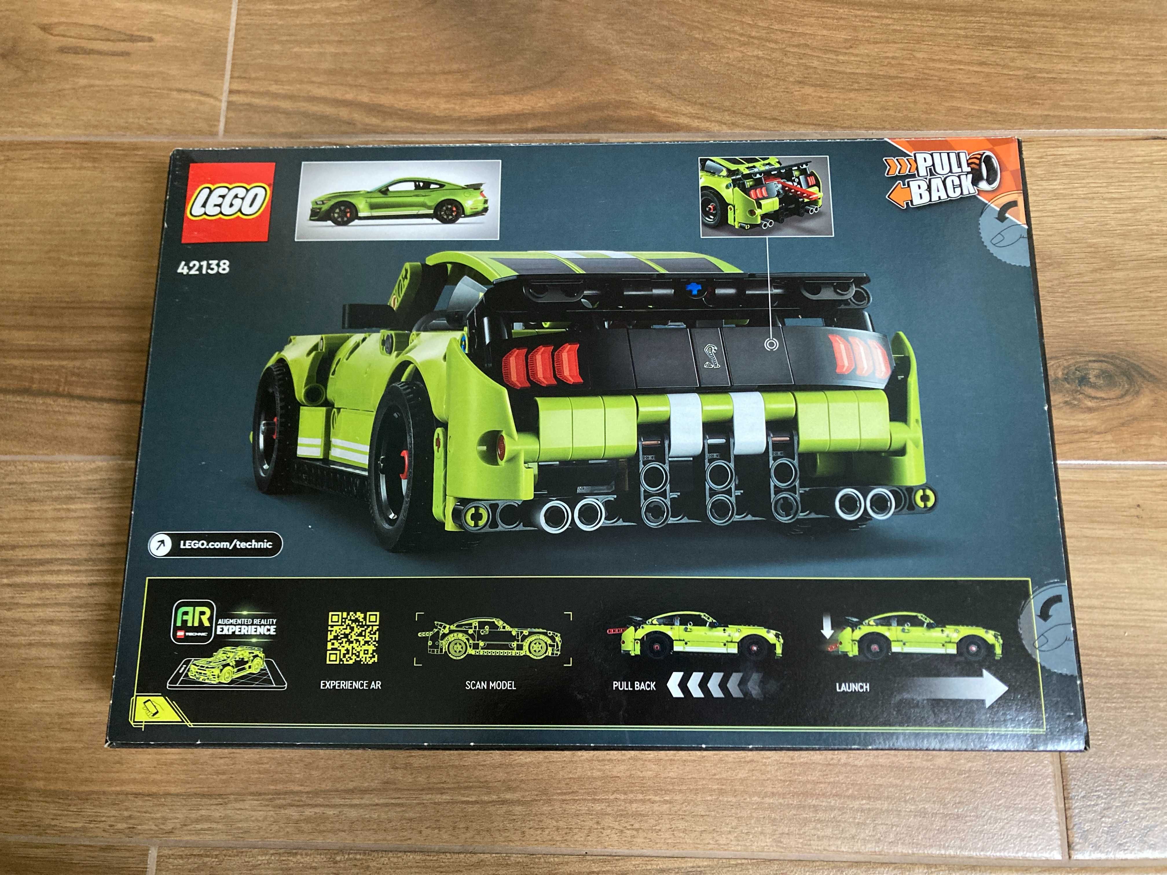 LEGO 42138 Technic, Ford Mustang Shelby GT500, Nowy Zestaw, Wysyłka