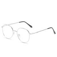 Очки имиджевые прозрачные металлические стильные окуляри прозорі