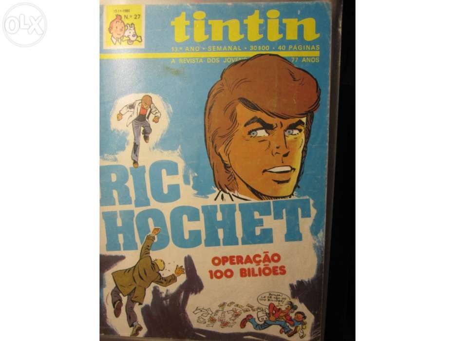 Revista Tintin ano de 1980