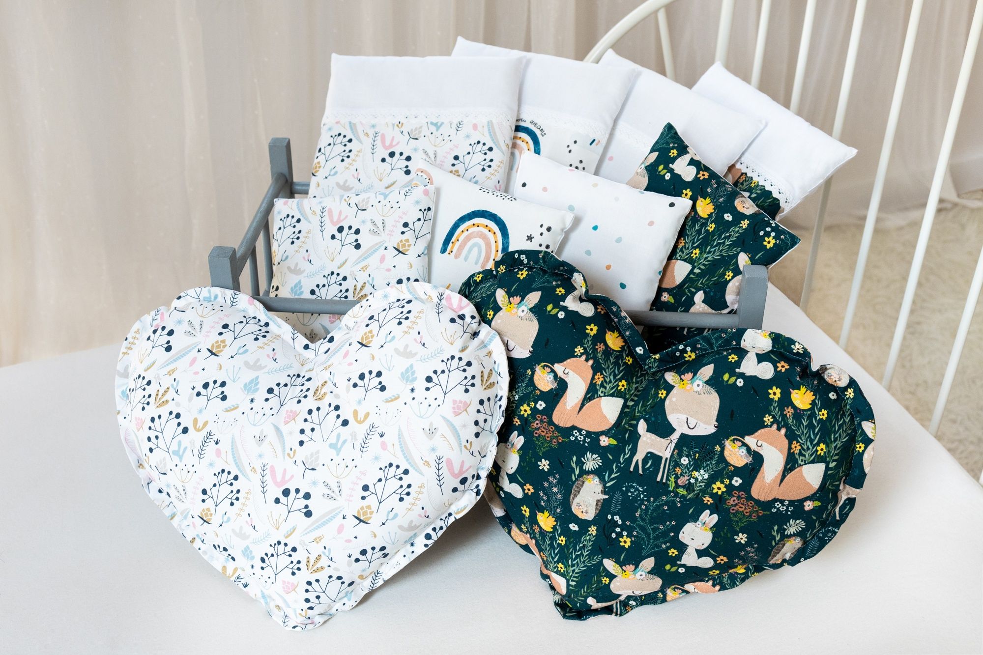 NOWY Komplet pościeli dla lalek i przytulanek Handmade