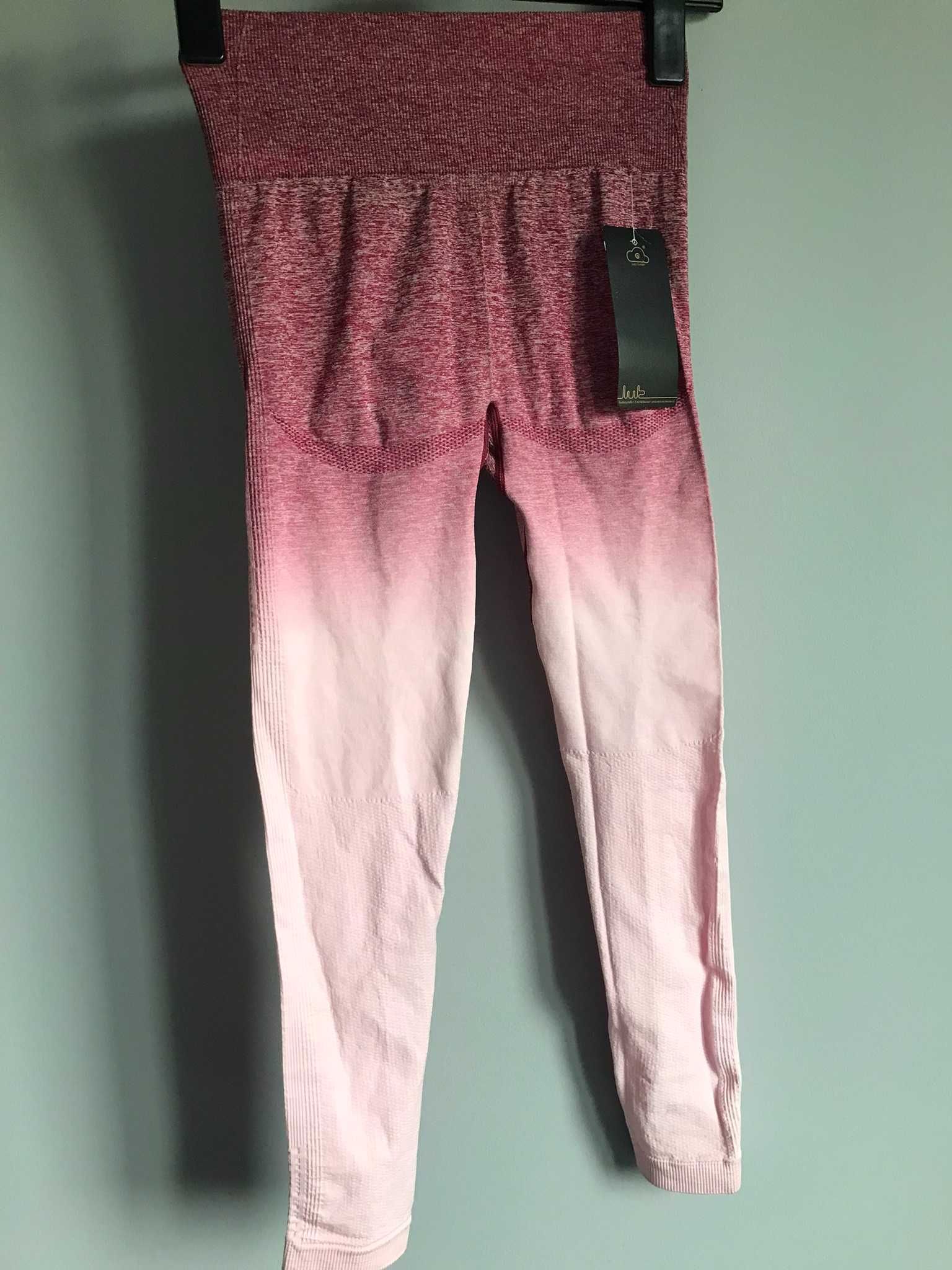 Legginsy do jogi ombre wyszczuplające S