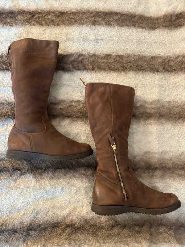 Ecco Northway Starbuck 38 damskie kozaki zimowe botki skórzane