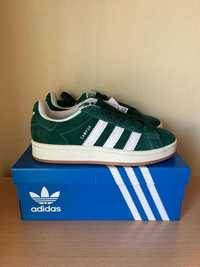 Adidas Campus 00s Dark Green Cloud White