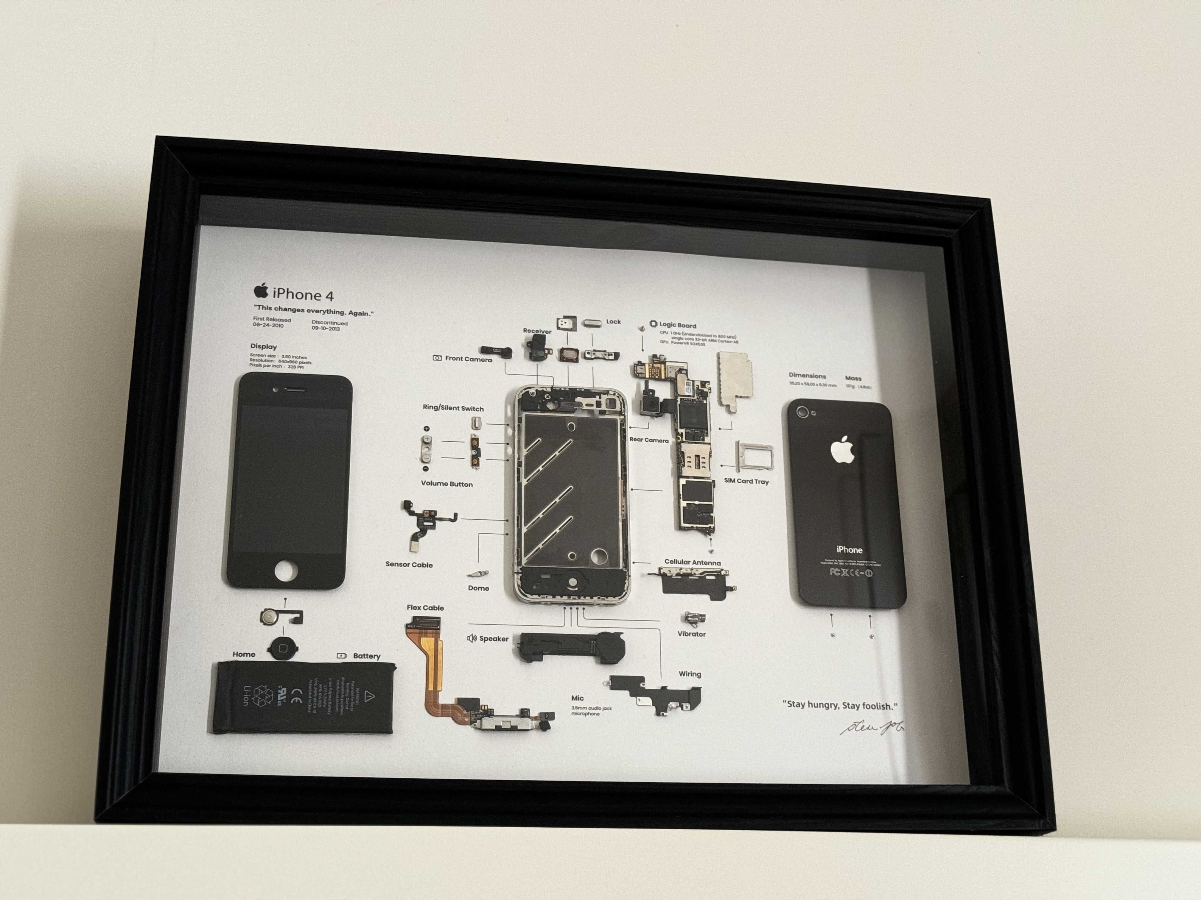 Quadro iPhone 4 - TEARDOWN