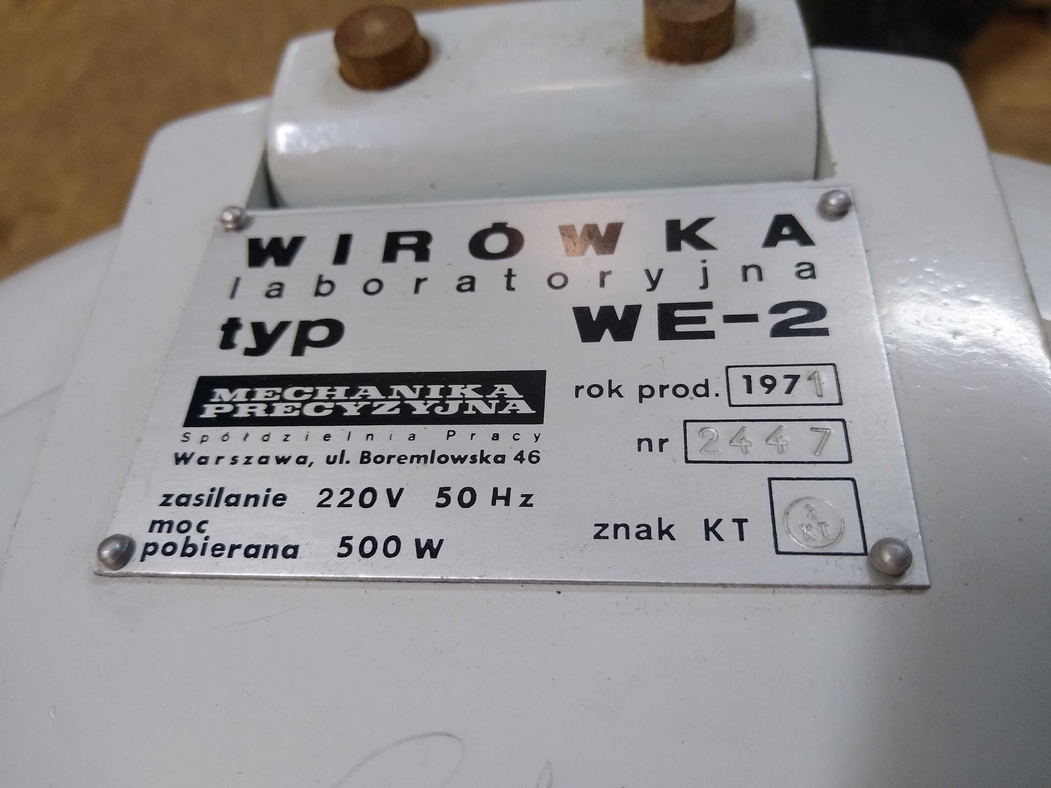 Wirówka we-2  laboratoryjna nie uzywana